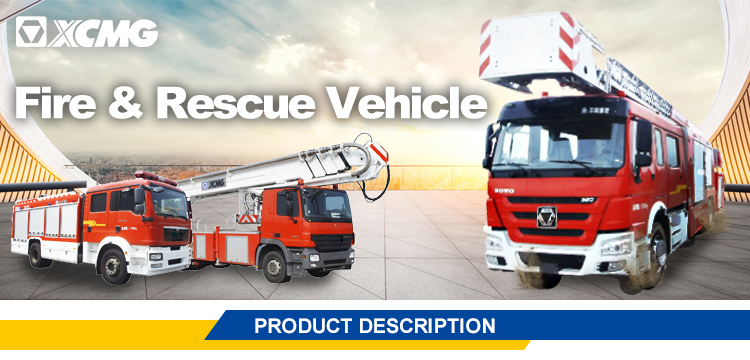 XCMG Official Fire Truck 34m aerial platform fire truck DG34M2 new telescopic platform firefighter truck price for sale